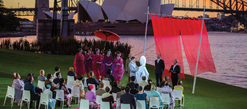 The wedding scene from Madama Butterfly (Photo: James Morgan)
