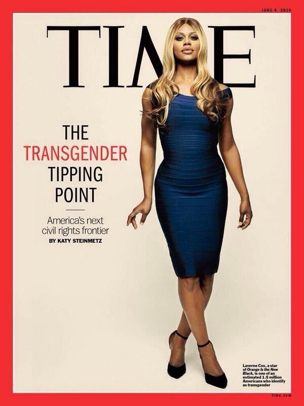 Laverne Cox on the cover of Time magzine