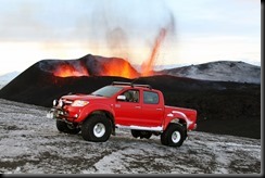Toyota HiLux drives to the heart of Iceland’s Eyjafjallajökull volcano