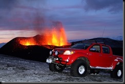 Toyota's HiLux drives to the heart of Iceland's volcano 2 GAYCARBOYS