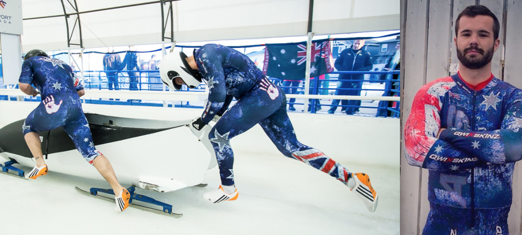 Simon Dunn is regarded as the first openly-gay bobsledder and is now based in Calgary, Canada where he is training to represent Australia in the next Winter Olympics.