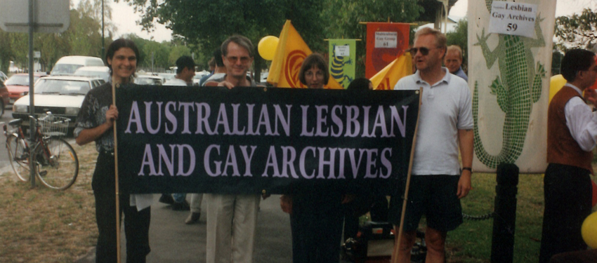 Pride March Victoria 1995 (Photo: Graham Willett; Source: Australian Lesbian and Gay Archives)