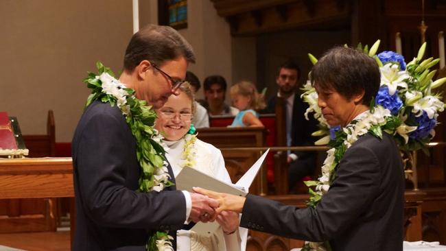 US Ambassador John Berry married Curtis Yee in Washington DC in 2013. (Supplied photo)
