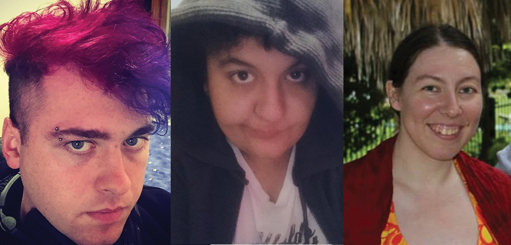 L-R: Derwent, Eero and Kate share their experiences as asexual-identifying — or ace — people.