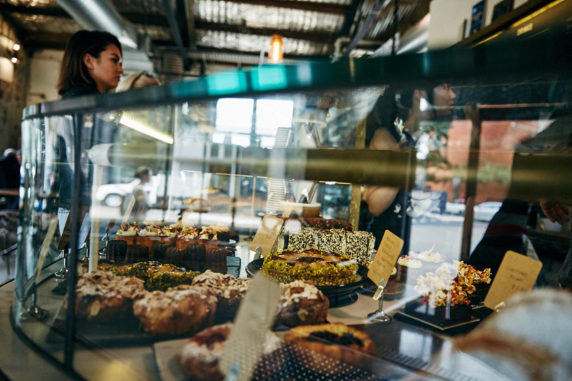 Black Star Pastry in Rosebery always has a tempting array of cakes, pastries, and sweet treats