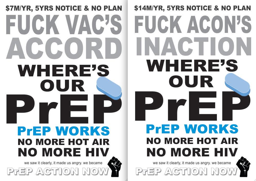 The controversial posted that popped around Sydney and Melbourne in the lead-up to World AIDS Day.