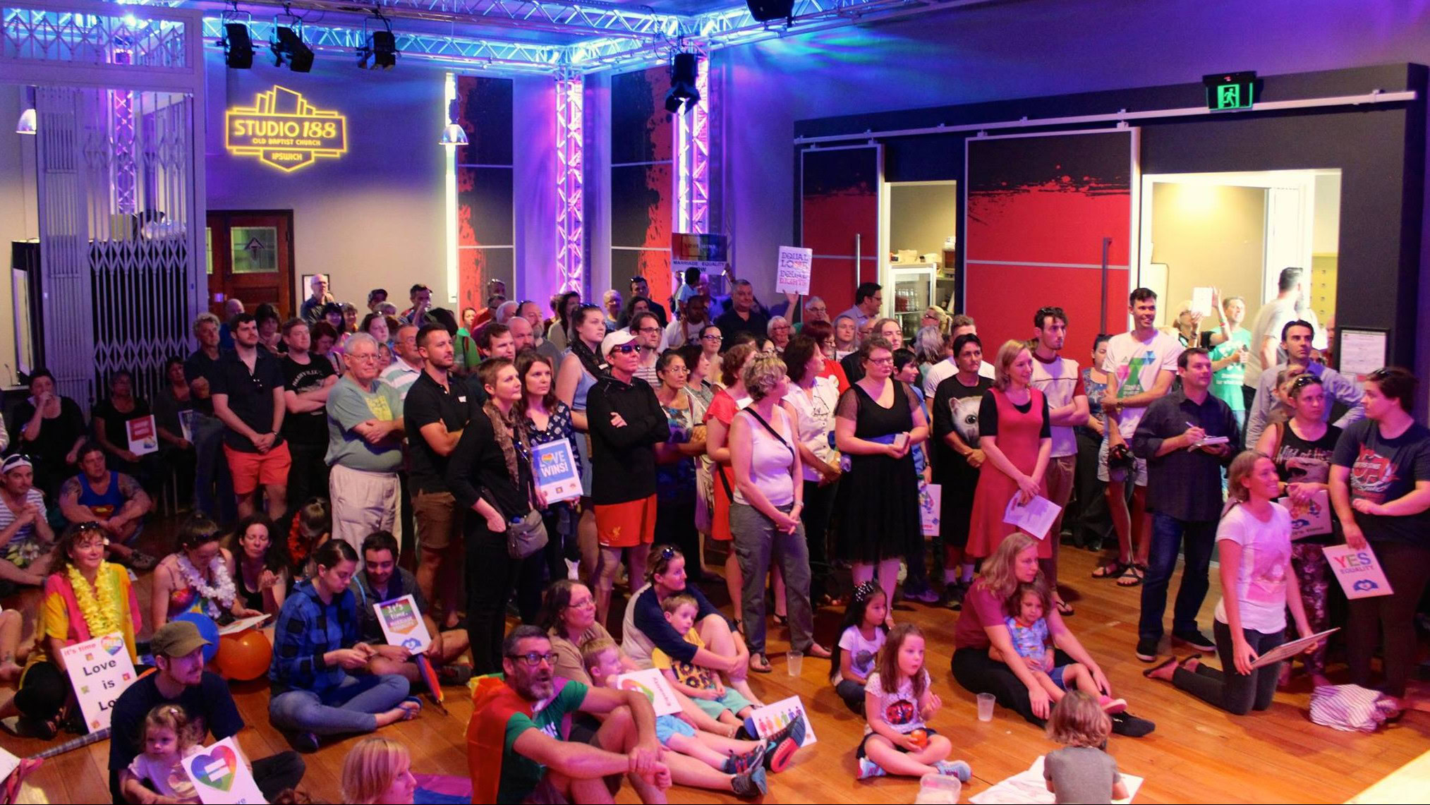 Ipswich rally sees a strong show of support for marriage equality