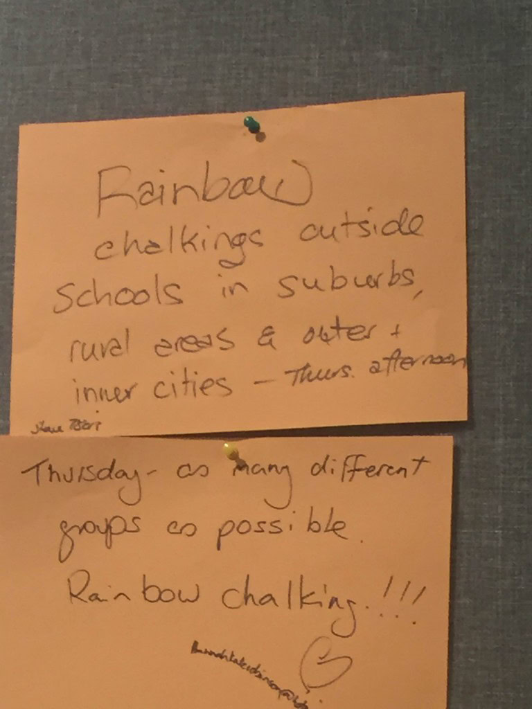 Some ideas at Sydney's LGBTIQA+ Community Response. Photo: Shannon Power