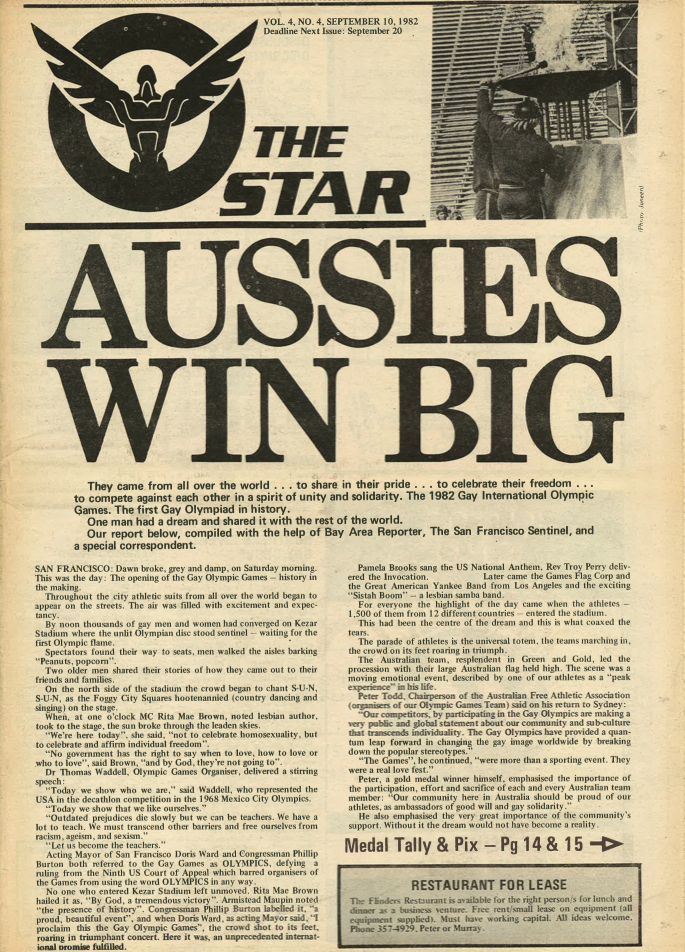 THE STAR (VOLUME 4, NO. 4, SEPTEMBER 10, 1982)