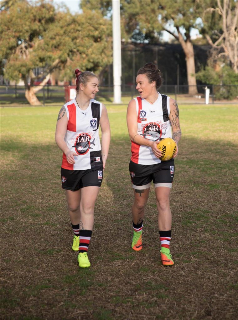 Penny and Mia AFL