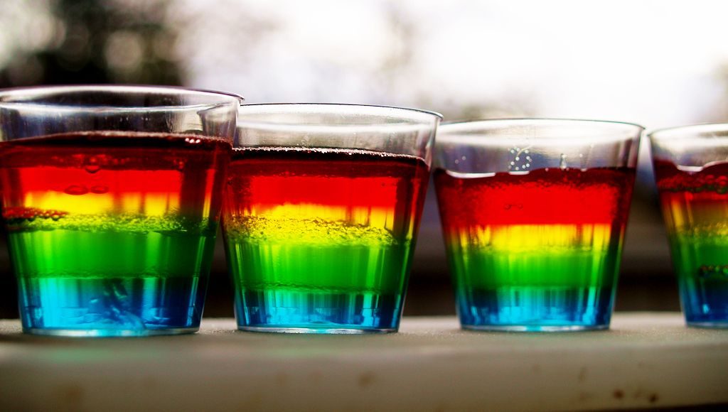 rainbow drinks