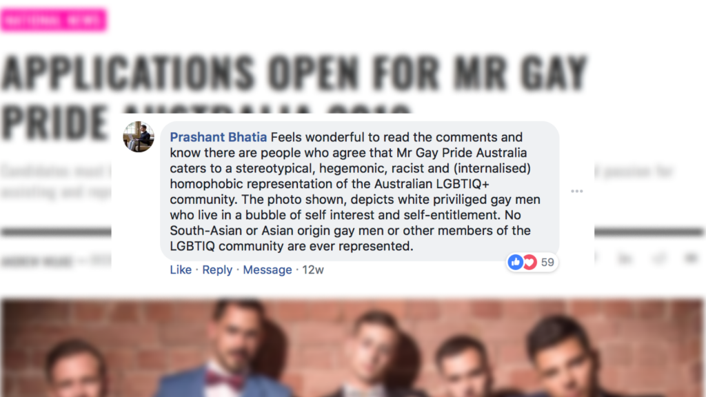 mr gay australia prashant