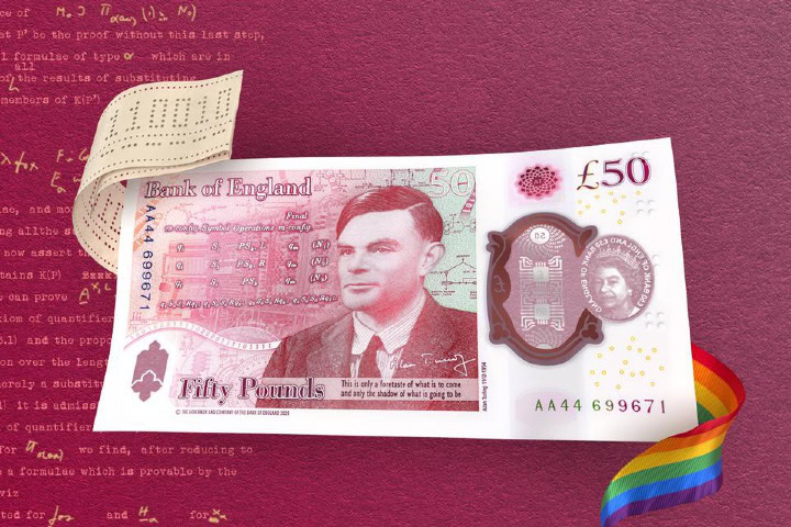Bank of England Honours Gay Icon Alan Turing On UK’s New £50 Note