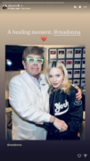 Madonna and Elton John Together