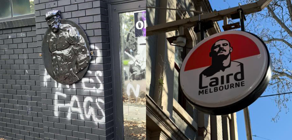 Melbourne Venues The Laird And Eagle Leather Vandalised With Homophobic Graffiti