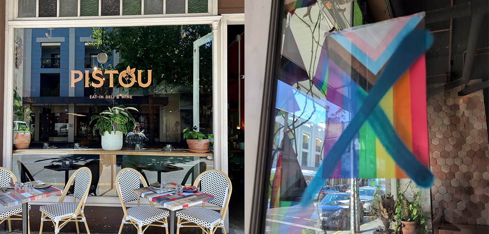 Newtown Restaurant Speaks Out After Copping Anti-LGBTQ+ Graffiti on Their Rainbow Flag