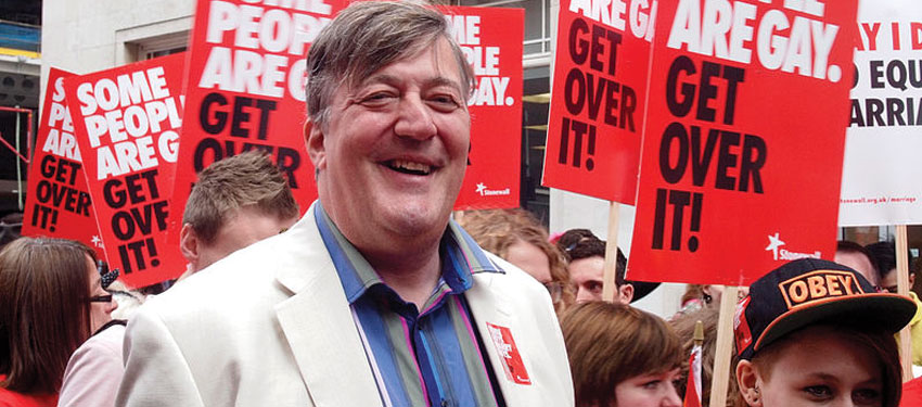 Stephen Fry to host musical gay wedding