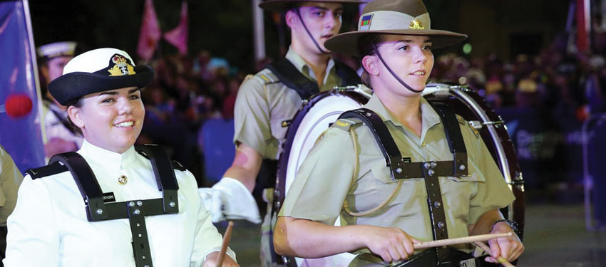 Trans* personnel march with ADF for the first time