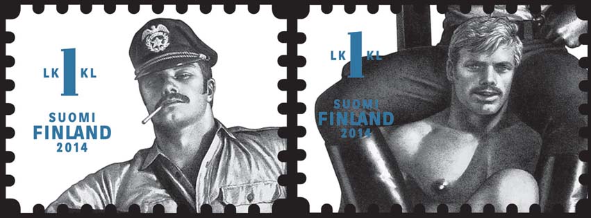 Tom of Finland commemorated in new gay stamps