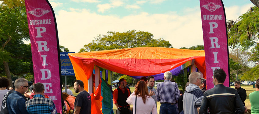 Brisbane Pride Festival 3rd Memorial Garden Planting