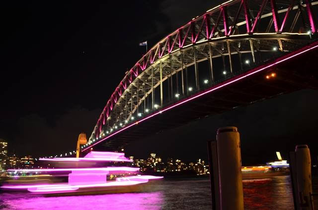 Rainbow waterfall to cascade from Sydney Harbour Bridge at midnight on NYE