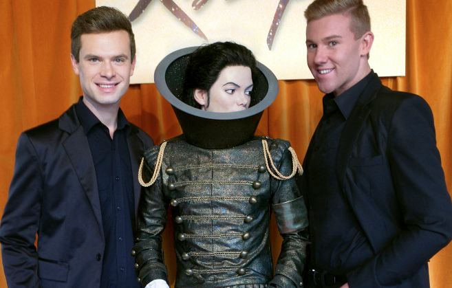 Wollongong gay couple’s costume creation a thriller for Michael Jackson