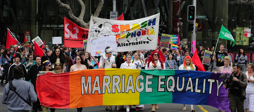Australian Marriage Equality 10 year Rally