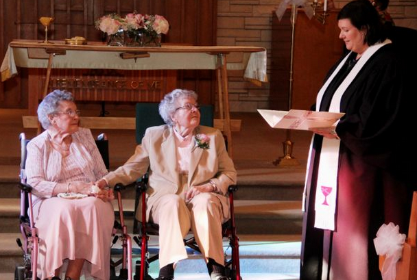After seven decades together, 90-year-old lesbian couple marries in Iowa
