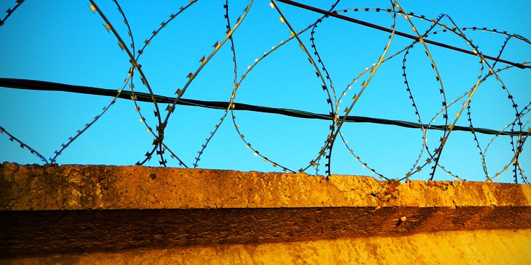 prison jail wire detention fence