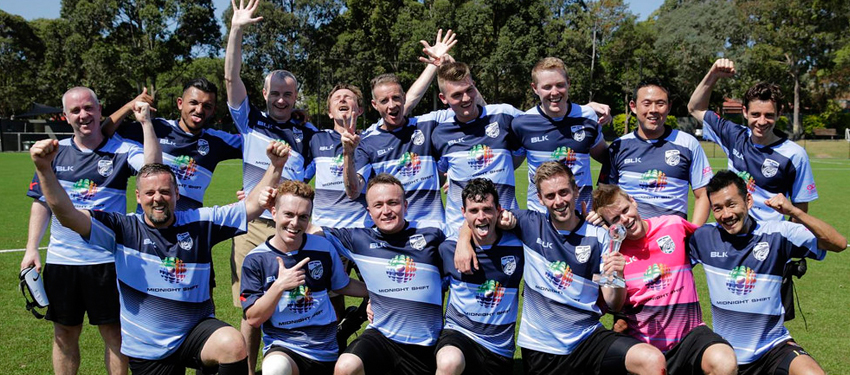Sydney clean sweep at gay soccer championships