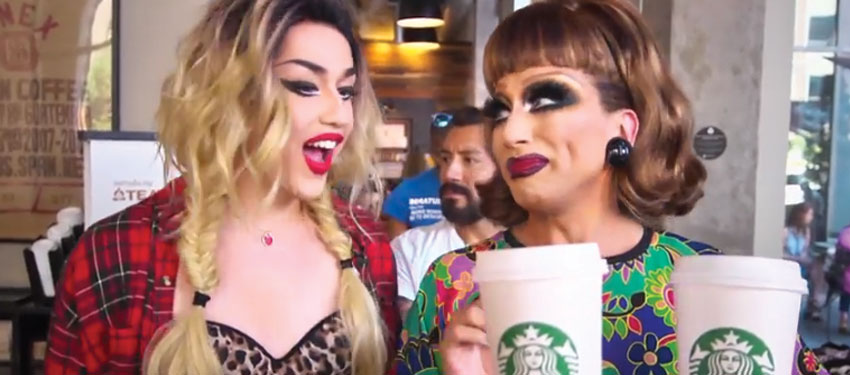 Coffee with a dollop of drag