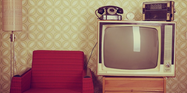 TV set television old elderly ageing aged care retro television couch wallpaper british