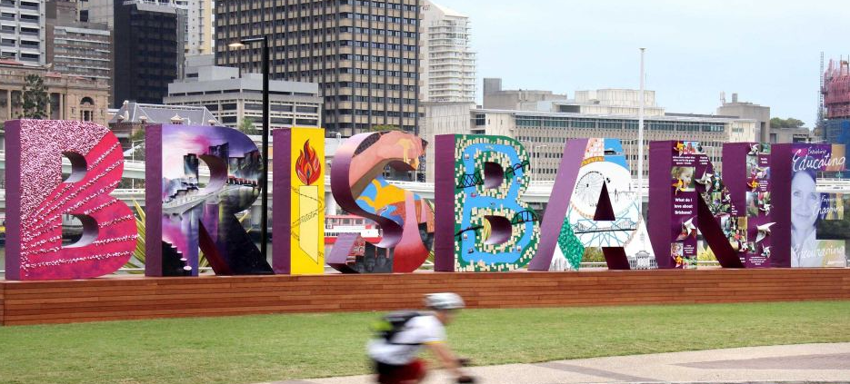 The “gay” B in Brisbane G20 sign will live on