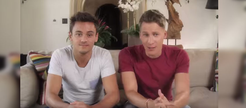 Win a date with Tom Daley and Dustin Lance Black