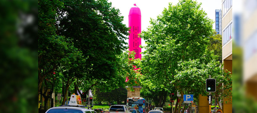 Sydney’s giant pink condom to make a comeback as part of new safe sex campaign