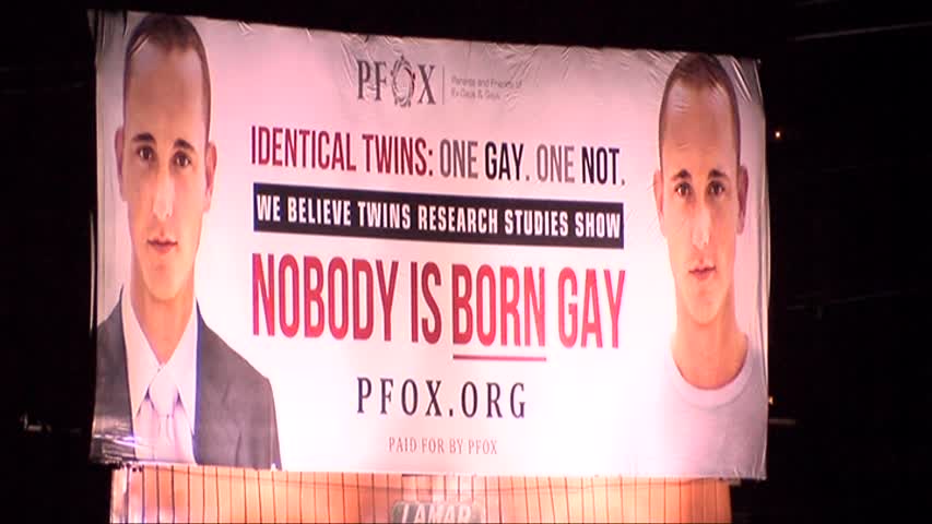 Billboard blunder: “Not born gay” model is actually openly-gay