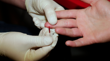 rapid testing HIV blood medical health test