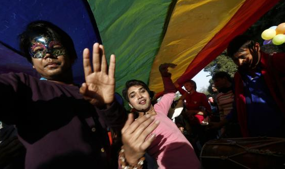First gay pride march in Indian capital after re-criminalisation