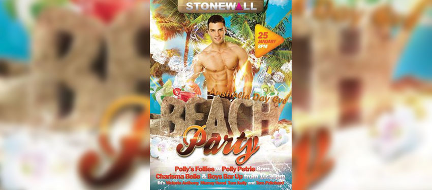 The Aussie Eve Beach Party @ Stonewall Hotel