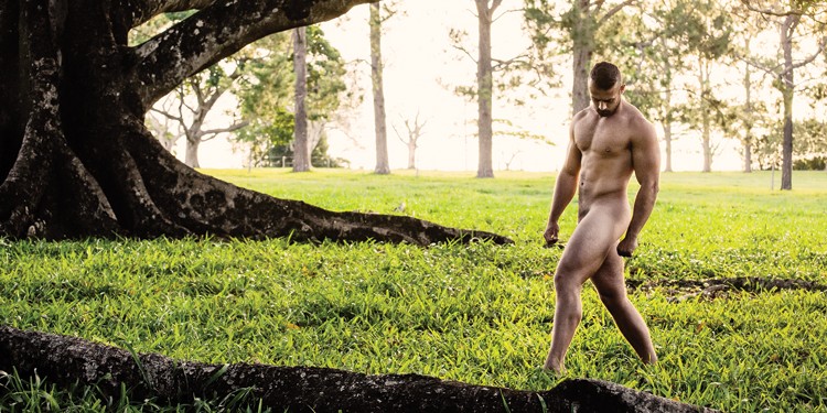 gay men nude naked Manscapes photography, Byron Bay, Australia. Photographer John Bortolin