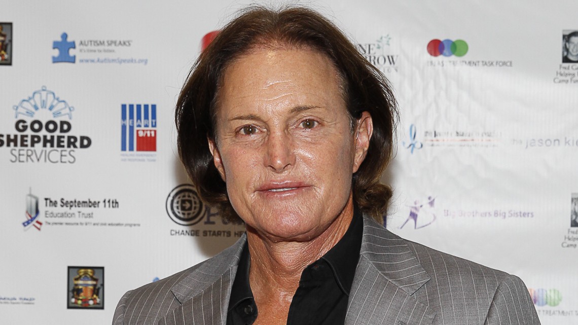 Bruce Jenner arrives at the Annual Charity Day hosted by Cantor Fitzgerald and BGC Partners, on Wednesday, Sept. 11, 2013 in New York. (Photo by Mark Von Holden/Invision/AP)