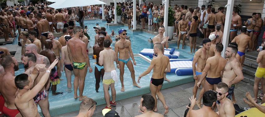 Mardi Gras Pool Party (part two)