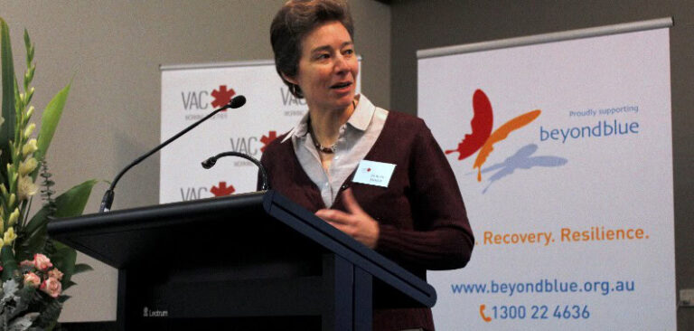 Dr Ruth McNair from the Australian Lesbian Medical Association. (Photo: Cal Hawke)