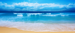 beach ocean waves sand coast water holiday plans relax
