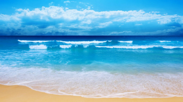 beach ocean waves sand coast water holiday plans relax