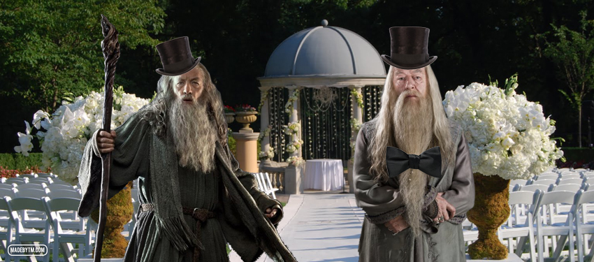 Plans to spite Westboro Baptist Church with wedding of Dumbledore and Gandalf impersonators