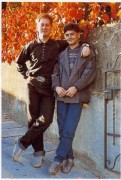 Timothy Conigrave and John Caleo in Europe in 1985.