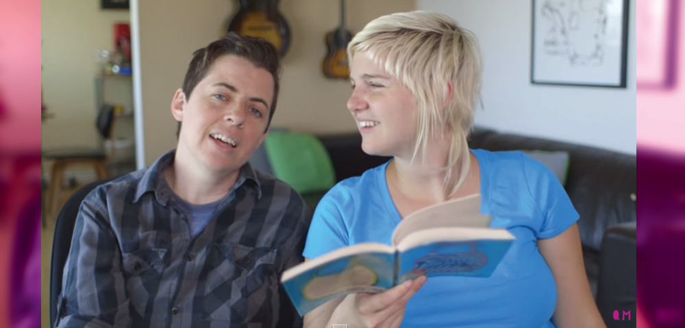 YouTube lesbian couple want you to help name their unborn daughter