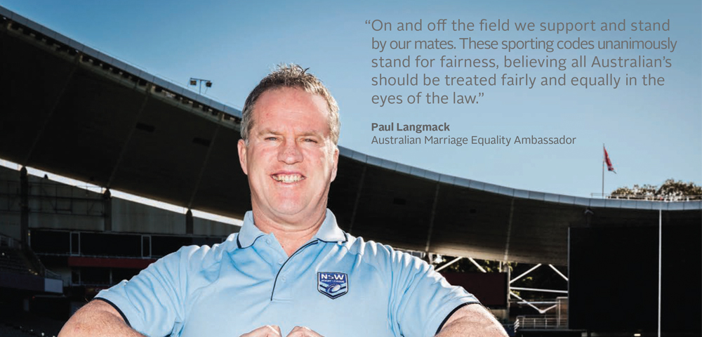 NRL, AFL and Football Federation show gay marriage support in Weekend Australian