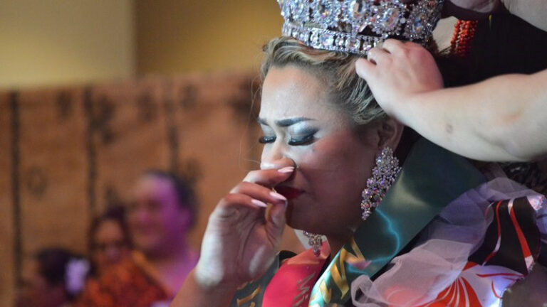 Ella Collins, winner of Miss Fa’afafine Australia 2015, Sydney (PHOTO: Benedict Brook)